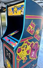 Original 1981 Midway MS PAC MAN arcade game Machine Very clean in and out picture