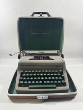 Vintage 1953 Royal Quiet De Luxe Typewriter Gray With Case Tested  Please Read ￼ picture