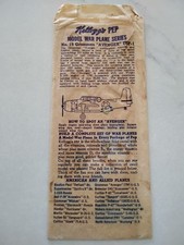 Vintage 1942 WWII Kellogg's PEP Premium Model War Plane Series #19 Grumman Aveng picture