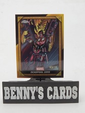 2025 Topps Chrome Deadpool Comic Book Gold Black Refractor 3/10 Deadpool 2099  picture