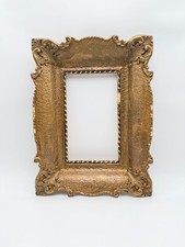 Vintage Baroque Ornate Gold Picture Frame Rococo Hollywood Regency picture