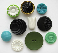 10 Vintage Colt Buttons #43 Tulip #10 #9 #5 #98 #65 #93 #118 #19 #31 Lot 5 picture