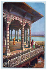 c1910 Exterior, Zenana Agra Shah Jehan's Court Ladies Oilette Tuck Art Postcard picture