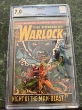 Marvel Comics Warlock #1 (1972) CGC 7.0 Bronze Age Comic Roy Thomas Man-Beast picture
