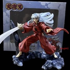 HM Inuyasha Fight Model Inuyasha Anime Figure PVC Statue GK Model Toy Boxed Gift picture