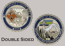 Port Of Seattle Tacoma International Airport K9 BOR Challenge Coin  J#43 picture