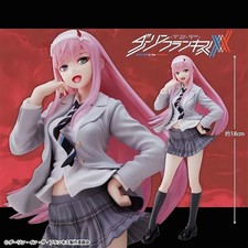 18CM SEGA Darling in the FranXX Zero Two PVC Anime Figure Collectible Toy Gift picture