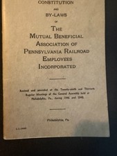 Constitution and By-Laws PRR 1949 picture