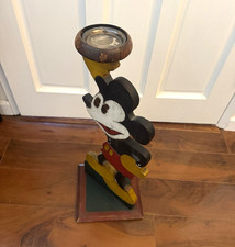 Disney Mickey Mouse Figurine Candle Holder w/ Glass Bowl, 16