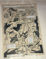 Wonder Woman Sexy Cheesecake DC Comics Published Original Art Work year 1972 picture