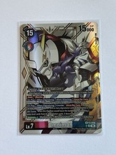 Omnimon EX13-016 SR Alt Art Digimon TCG Chivalrous XIII In Hand  picture