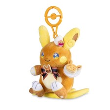 Pokemon Center Alolan Raichu Sweet Mischief Plush Key Chain picture