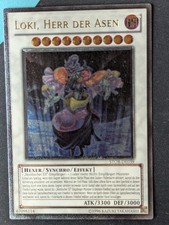 Loki, Lord of the Asgardians STOR-EN039 Ultimate Rare German NM Yugioh picture