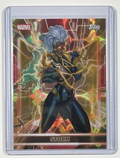 2026 Topps Marvel Neon, STORM Iron Man Red and Gold /39 picture
