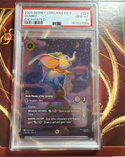 Disney Lorcana Dumbo Ninth Wonder of the Universe Enchanted 228/204 PSA 10 picture