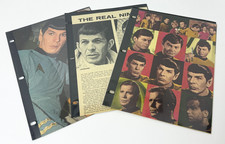 Vintage 1967-1968 Feat. Leonard Nimoy Mr Spock Star Trek 16 Magazine Clippings picture