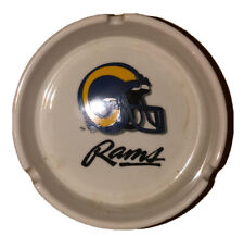1970’s Very Rare Los Angeles Rams NFL Licensed Papel China Porcelain Ash Tray  picture