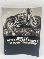 Harley Davidson “How To Attract More People To Your Dealership” 1986 Catalog picture