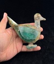 Rare Ancient Roman Glass In Form Of A Bird Genuine Old Roman Glass picture