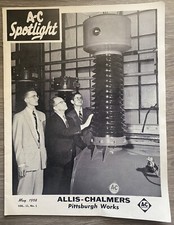 AC Spotlight Vintage 1950s May magazine Allis-Chalmers Pittsburgh Works PA picture