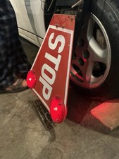 Vintage Air Stop Arm School Bus Sign Flashing Lights Work Too picture