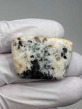 RARE ( 80 ct. ) Emerald in Matrix Cabochon from Crabtree Emerald Mine picture