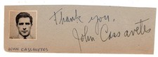 John Cassavetes signed vintage album page  Rosemary's Baby picture