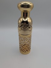 Vintage 1981 Paris  Guerlain  Metal Perfume Case With Bottle 