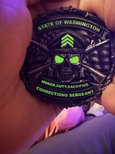 DOC Washington State Department of corrections CRCC 2026 Challenge Coin picture