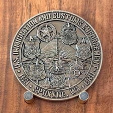 US ICE HS ERO Spokane WA Operation Unified Alliance 2025 Challenge Coin M#20 picture