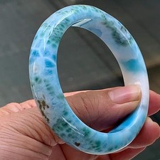 53.5mm Natural larimar quartz bracelet handmade crystal gem energy gift picture