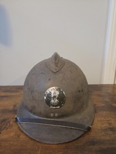 WWII WW2 French Military Army M26 RF Adrian Infantry Helmet W/ Liner picture