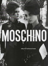 vintage MOSCHINO 1-Page PRINT AD Fall 2005 MARINA PEREZ Charlott Cordes picture