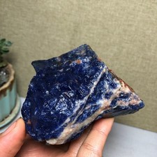 92mm Natural sodalite crystal semi-precious rough original Specimen 252g A5121 picture