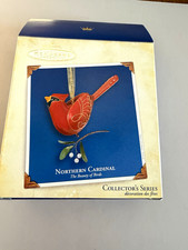 Hallmark Keepsake Beauty of Birds Northern Cardinal Handcrafted Dated 2005 picture