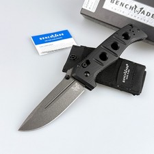 Benchmade Adamas275GY-1 CruWear Drop-Point Black G10 Handle Folding Knife picture