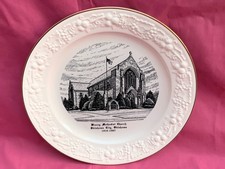 Vintage 1960s Church Commemorative Plate Wesley Methodist Oklahoma City picture