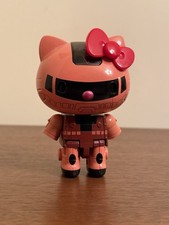 Gundam CHAR 'S ZAKU II Hello Kitty Chogokin Figure Red Pink Anime JPN Bandai picture