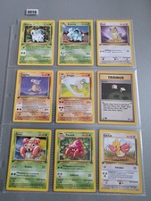 1998 WOTC Pokemon 9x 1st Edition Jungle Collection German Excellent-Mint picture