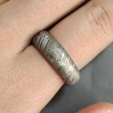 Muonionalusta meteorite ring Meteor Wedding Ring size;8 picture