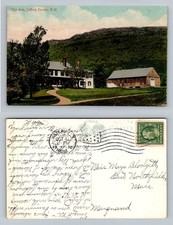 Jaffrey Centre, NH-New Hampshire, Ark Farmhouse & Barn Vintage c1910 Postcard picture