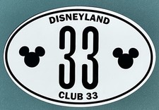 Disneyland Club 33 Auto Magnet picture