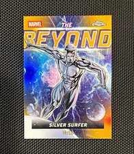 2026 Topps Chrome Marvel The Beyond Silver Surfer TB-06 True Gold 18/50  picture