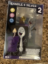 NIB Inanimate Insanity & BFDI Tour 2026 Collectible Figure Candle & Silver Box picture