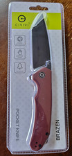 CIVIVI Brazen D2 Tanto Plain Blade Burgundy G10 Handle Liner Lock WLM-C2023B-CP picture
